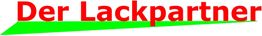 Logo: "Der Lackpartner" in roter Schrift auf grünem Hintergrund.