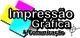 Logo com texto "Impressão Gráfica & Comunicação" e ícones coloridos em fundo branco.