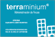 Tarjeta azul de Terraminium, administración de fincas en Alicante Cabo Huertas.