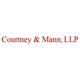 Text "Courtney & Mann, LLP" in red font on a white background.