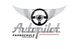 Autopilot Fahrschule-Logo mit Lenkrad und Flügeln.