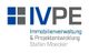 Logo der IVPE Immobilienverwaltung & Projektentwicklung Stefan Moecker mit blau-grauen Elementen.