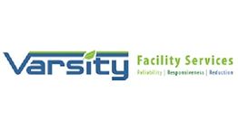 Varsity Facility Services logo with the words: Reliability, Responsiveness, Reduction.