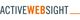 Logo mit Text "ACTIVEWEBSIGHT" in Schwarz und Orange. Ein oranger Strich rechts vom Text.