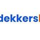 Tekst "dakdekkersklus" in blauwe en rode letters.