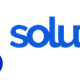 Logo van Solution24 met een blauwe wolk en aan-/uit-symbool rechts van de tekst 'solution24'.
