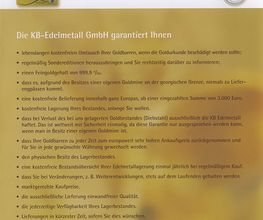 KB-Edelmetall Garantie