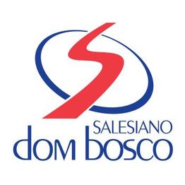 Logotipo do Salesiano Dom Bosco com um "S" estilizado em vermelho e texto em azul.