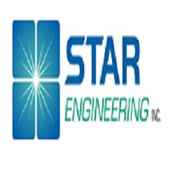 Logo of Star Engineering Inc. with blue starburst graphic and company name in blue and green text.