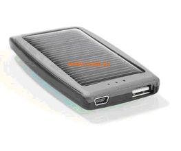 Solarladegerät für Handy, iPod und iPhone mit integriertem Solarmodul!