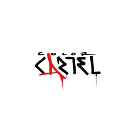 Graffiti-style text logo reading "Color Cartel" with red and black dripping letters.