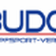 Logo des Budoten Kampfsport-Verbandes mit Schriftzug und Symbolen in Rot, Blau und Weiß.