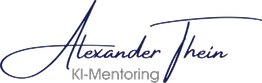 "Logo mit den Worten: Alexander Thein, KH Mentoring in eleganter Schrift."