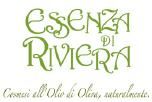 Logo verde di "Essenza di Riviera" con scritta "Conosci l'Olio di Oliva, naturalmente".