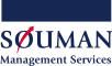 Logo: "SØUMAN Management Services" mit rotem Pfeil durch das "Ø".