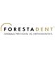 Logo von Forestadent mit dem Slogan "German Precision in Orthodontics".