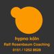 Orange Kreis auf grauem Hintergrund, darunter Text: "hypno köln" und "Ralf Rosenbaum Coaching."