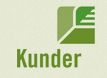 Grünes Logo mit Blattgrafik und Schriftzug "Kunder".
