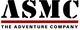 Logo mit der Aufschrift "ASMC: The Adventure Company" in Schwarz und Rot.