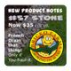 Ad for #57 Stone at $35/cu. yd. with Bricko Farms logo and grass background.