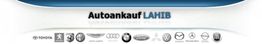 Autoankauf LAHIB Logo mit Autologos von Marken wie Toyota, Audi, Mercedes und mehr unten.