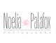 Texto: "Noelia Palafox Photography" con diseño de flor.