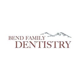 Bend Family Dentistry logo with mountain outline above the text.