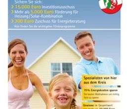 Titelseite unserer Postwurf Spezial Zeitung Energiesparen & Renovieren