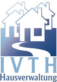 Logo mit Häusern und Weg, Text: "IVTH Hausverwaltung".