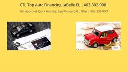 Toy cars and financing documents represent auto financing at CTL Top Auto Financing LaBelle, FL.