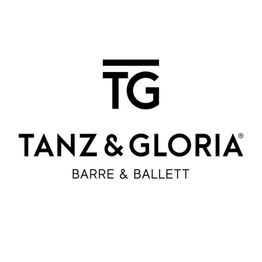 TG-Logo mit Schriftzug: Tanz & Gloria, Barre & Ballett.