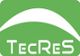 Grünes Logo mit weißem Bogen und dem Schriftzug „TecReS“ in Weiß darunter.