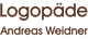 Text: "Logopäde Andreas Weidner" in brauner Schrift.