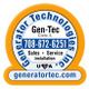 Generator Technologies logo with contact info, Crete, IL address, and website generatortec.com.