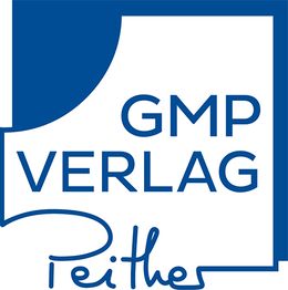 Logo des GMP Verlags: Blauer Schriftzug auf weißem Hintergrund.