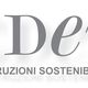 Logo di LEEDer con testo "Costruzioni Sostenibili" e quadrati grigi a destra.