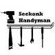 Silhouette of tools and "Seekonk Handyman" text.