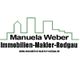 Logo mit Stadtsilhouette und Text "Manuela Weber Immobilien-Makler-Rodgau".