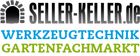 Logo mit Text: "SELLER-KELLER.de" oben, darunter "WERKZEUGTECHNIK" und "GARTENFACHMARKT".