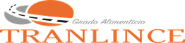 Logo de "TRANLINCE" con un sol naranja y carretera en gris, texto "Guía Alimenticia" en cursiva.