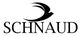 Schwarzer Vogel über dem Schriftzug "SCHNAUD" auf weißem Hintergrund.
