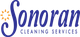Logo of Sonoran Cleaning Services with a sun icon beside the letter "S".