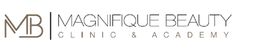Logo van Magnifique Beauty Clinic & Academy met de initialen MB links.
