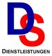 Logo mit blauen "D" und roten "S", darunter der Schriftzug "Dienstleistungen".