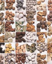 Ziersteine für den Garten in unterschiedlichen Größen und Farben