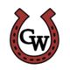 Red horseshoe with "GW" letters inside.