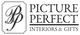 Logo with stylized "PP" and text: "Picture Perfect Interiors & Gifts".
