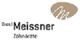 Logo der Dres. Meissner Zahnärzte mit stilisiertem Zahnmotiv in Braun.