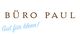Text "BÜRO PAUL" in Braun, "Gut für Ideen!" in hellblau darunter.