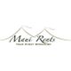 Logo with text "Maui Rents - Your Event Specialist" beneath stylized tent outlines.